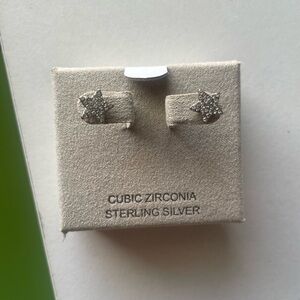 Silver Star Earrings